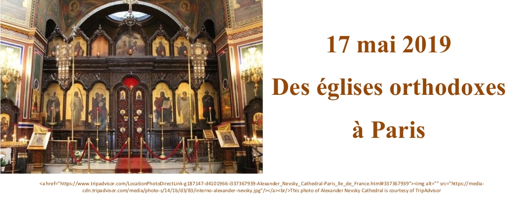 Des églises orthodoxes à Paris