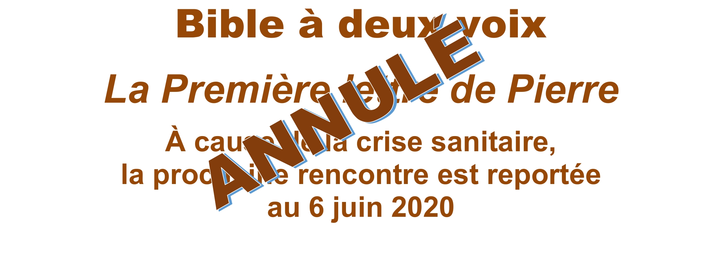 Première lettre de Pierre ANNULÉ